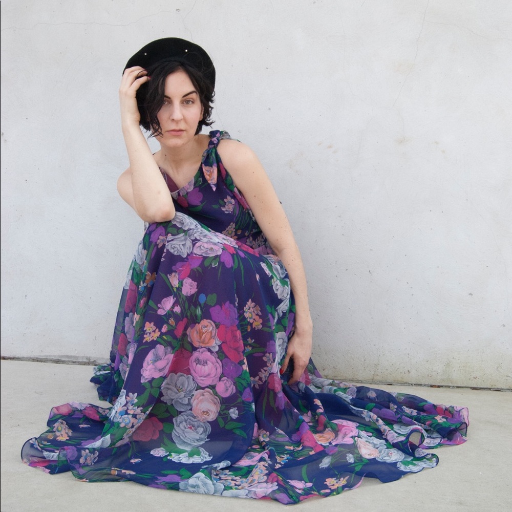 Vintage/ Floral Romance Maxi Dress